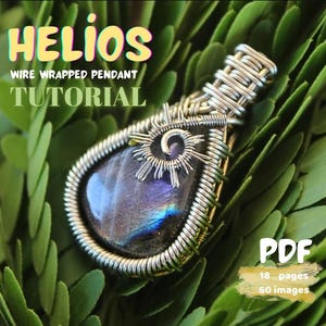 Wire wrapped pendant, jewelry tutorial, jewelry making, handmade jewelry diy, beading tutorial, Copper necklace, wire wrapped jewelry,