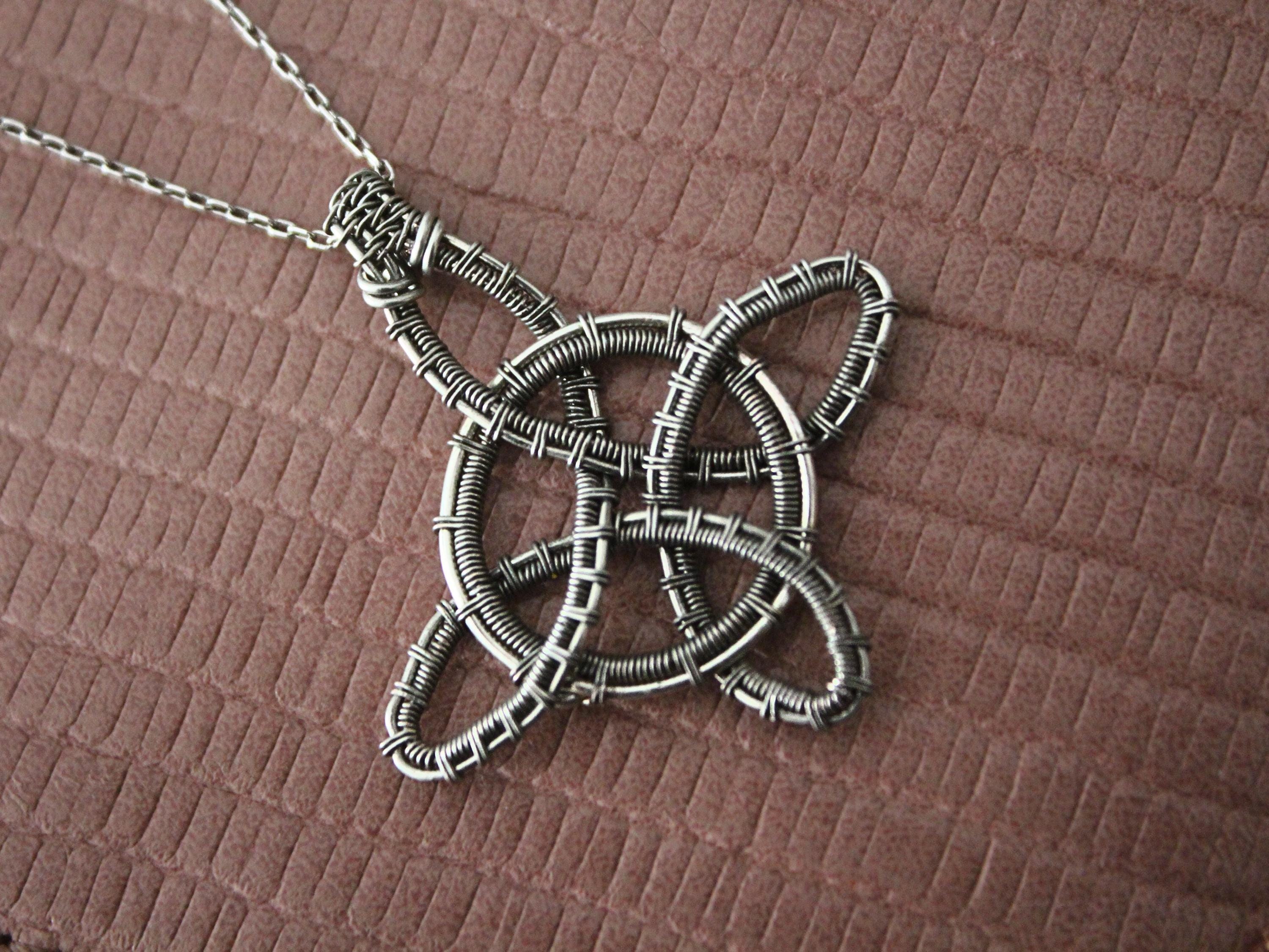Witch Knot Pendant Wire Wrap Tutorial, Jewelry Tutorial, Jewelry Making ...