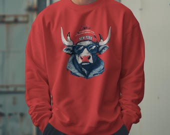 Buffalo Bills Football Crewneck Sweatshirt, AFC East