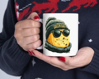 Green Bay Packers Ceramic Mug: Quirky Football Fan Gift (11oz, 15oz)