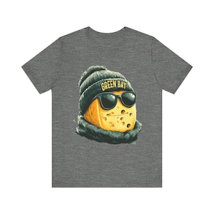 Green Bay Cheese Head Tee Shirt, Packers tee, Green Bay Packers, Unisex T-Shirt, Sports Team Apparel, Football Fan Shirt, Game Day Clothing,