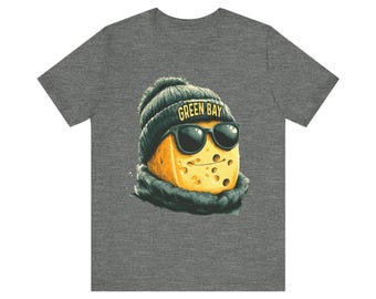 Green Bay Cheese Head Tee: Packers Football Fan Shirt