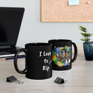 Mug accro aux cartes à collectionner, cadeau pour collectionneur de cartes, tasse à café, tasse à thé, passionné de présentation de cartes, déchirures de paquets, 11 oz, 15 oz