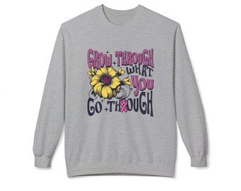 Cancer Survivor Fleece Sweatshirt: BRCA Awareness Unisex Pullover