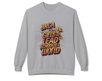 Cancer Survivor Fleece Sweatshirt: BRCA Awareness Unisex Pullover