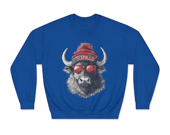 Buffalo Bills Football Graphic Crewneck Sweatshirt