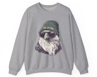 Philadelphia Eagles-sweater met grafische ronde hals: gezellige voetbalfankleding