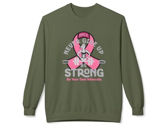BRCA Awareness Fleece Sweatshirt: Cancer Survivor Apparel