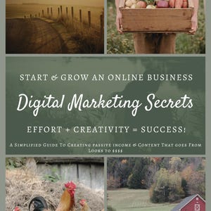 Unlocking The Secrets of Digital Marketing Success, Creating Passive Income, Digital Download, Path to Passive Income, Creation to Cash Flow