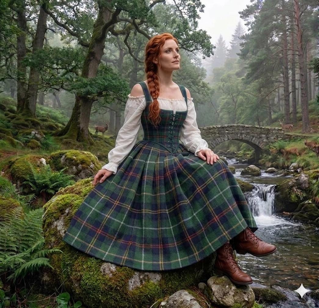 irish christmas dress Ireland Winter length approx 45 Jacket.