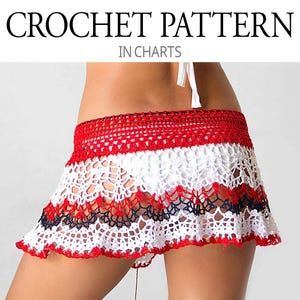 Crochet Skirt Pattern PDF with charts, Beach Bridal Cover‑Up DIY, Customizable Summer Crochet Skirt, beach skirt, Beginner-Intermediate