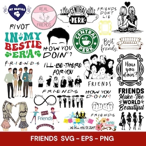 Freunde SVG-Bundle, Central Perk Cut-Dateien, SVG-Bundle-Schichtdateien, Freunde Png-Freunde-Svg, Cricut-Svg-Dateien, SVG-Bundle Dateien