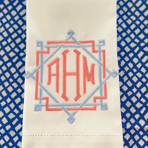 Monogrammed Guest Towel