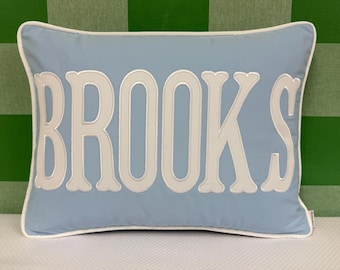 Boy Name Pillow Covers | Handmade Appliquéd Pillow