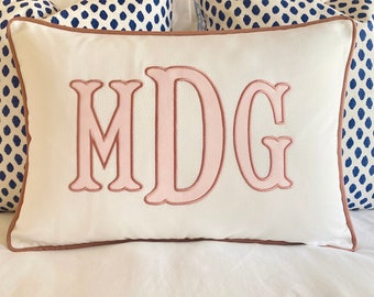 Classic Monogram Pillow Cover