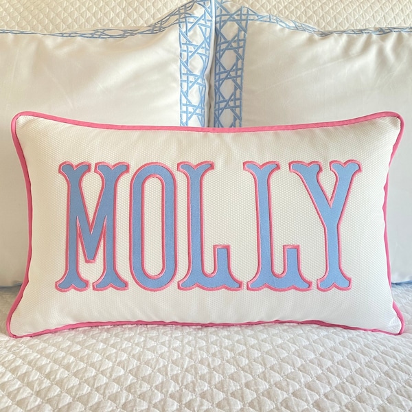 Applique Pillow Etsy