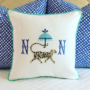 Chinoiserie Cheetah Pillow Cover