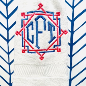 Monogrammed Terry Hand Towel