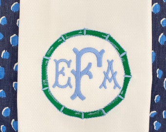 Monogrammed Guest Towel