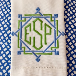 Monogrammed Guest Towel
