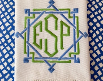 Monogrammed Guest Towel