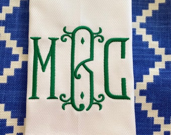 Monogrammed Guest Towel