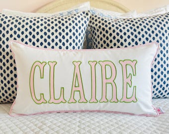 Personalized Name Pillow Cover