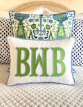 Southern Style Custom Monogram Pillow Cover