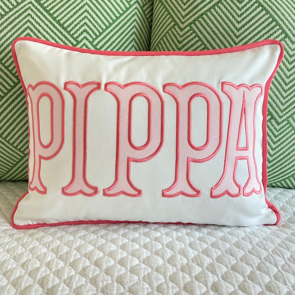Applique Pillow Etsy