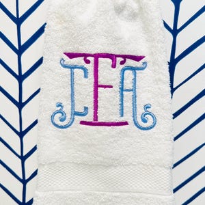 Monogrammed Terry Hand Towel