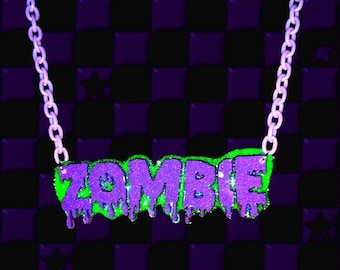 Scene Emo ZOMBIE Necklace