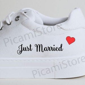 Stickers autocollant chaussures mariés personnalisées, personnalisation mariage, cérémonie
