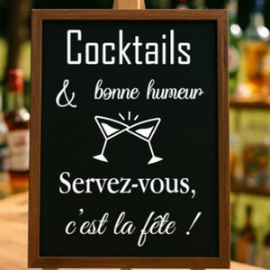 Stickers pour Panneau stand de boissons / mariage / baptême / anniversaire