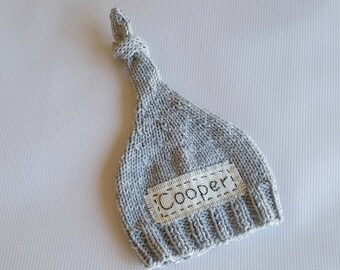 Personalized newborn hat, newborn name hat,newborn monogram hat,personalized newborn gift, newborn props,monogram baby hat,hospital baby hat