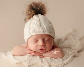 DH.M Toddler Infant Baby Cotton Soft Cute Knit Kids Hat Beanies Woolen Cap