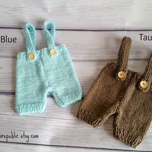 Newborn pants beanie hat set 50 colors,newborn photo prop newborn boy photo outfit taupe suspenders,baby announcement gift idea, boy clothes Ice Blue