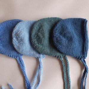 Classico berretto lavorato a maglia per neonati, accessorio fotografico per neonati, berretto semplice per neonati, unisex, unisex, cappello per neonato in ospedale, cappello boho per neonati