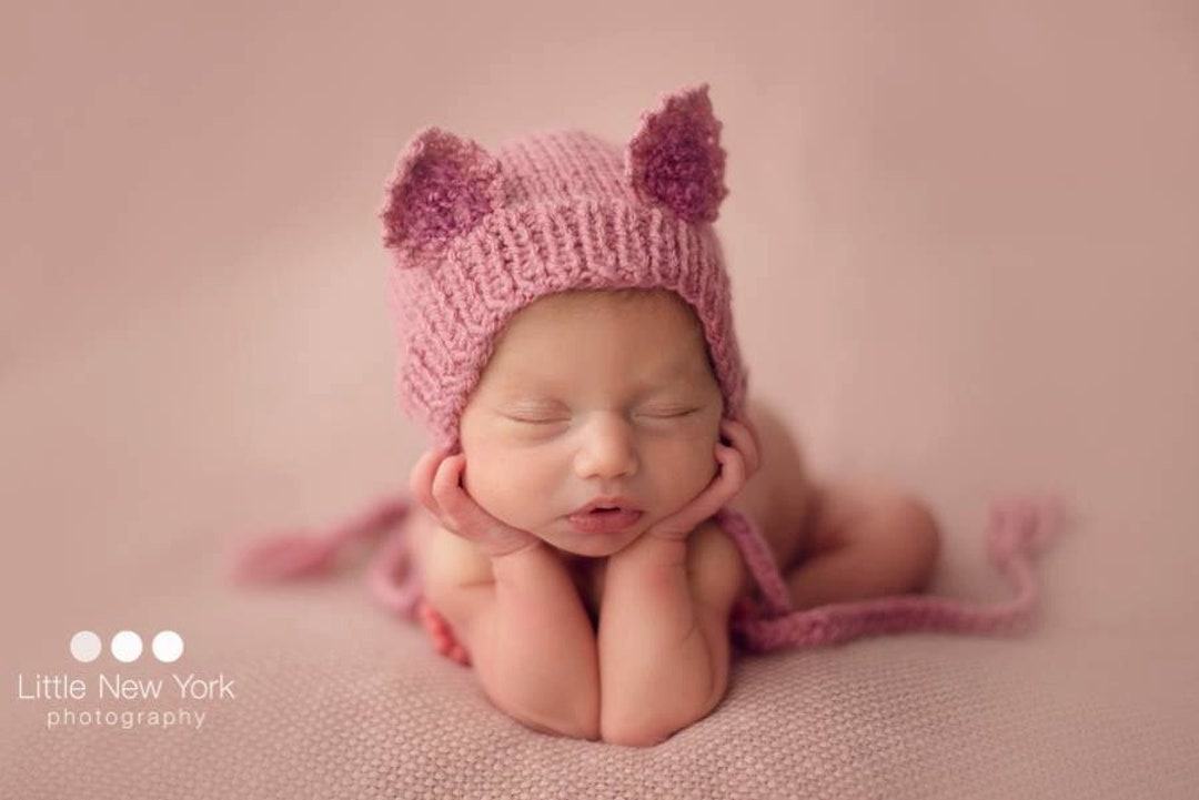 Little Kitten New Born Baby Cap