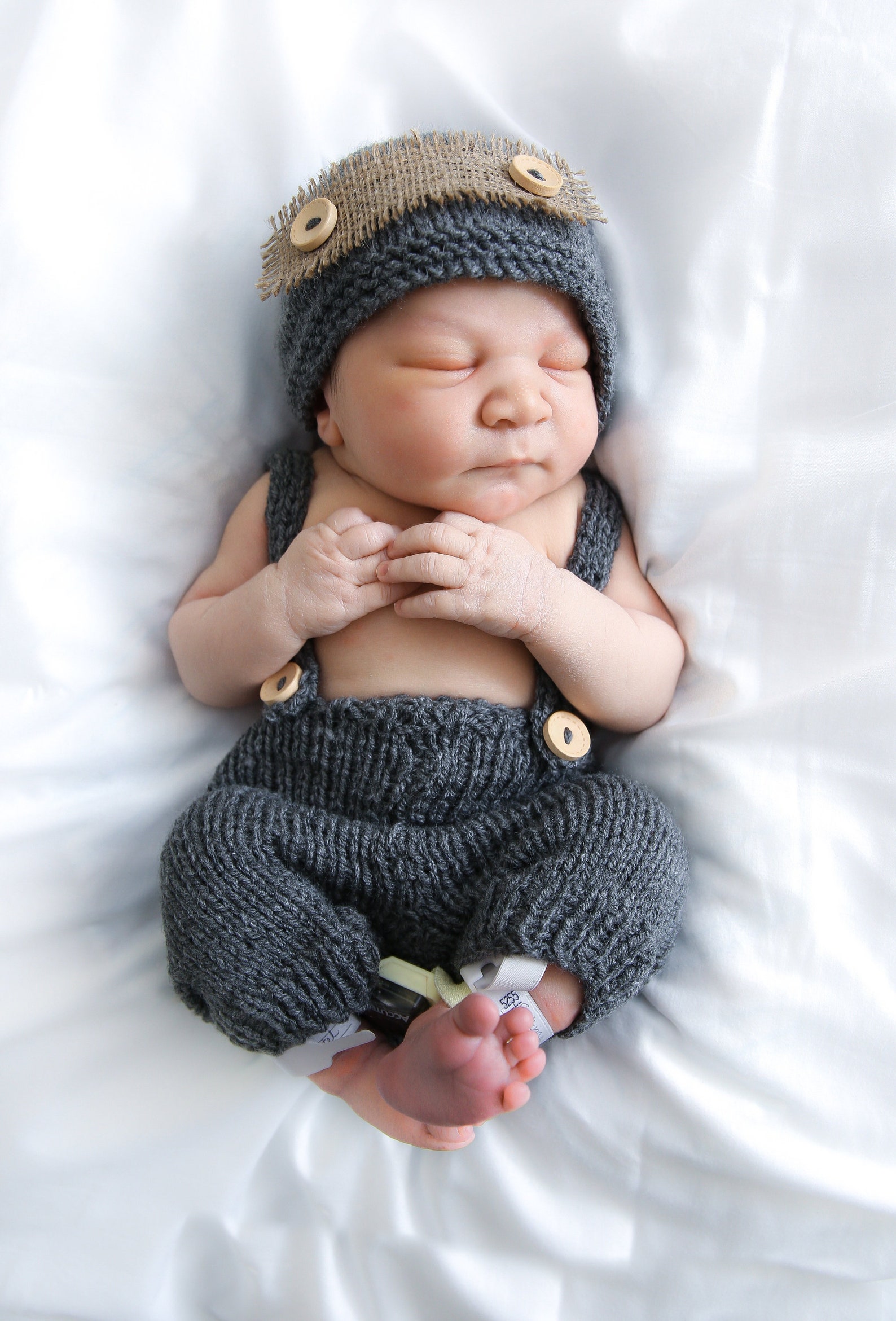 Newborn Knit Suspenders Set 50 Colorsnewborn Shorts Pants Etsy