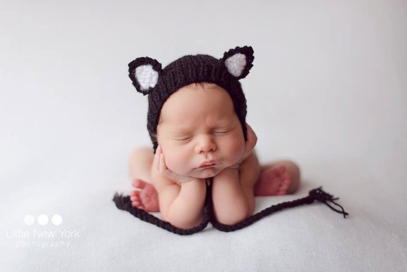 Cute Baby Fox animal romper with fox ears bonnet, baby shower gift main image 1