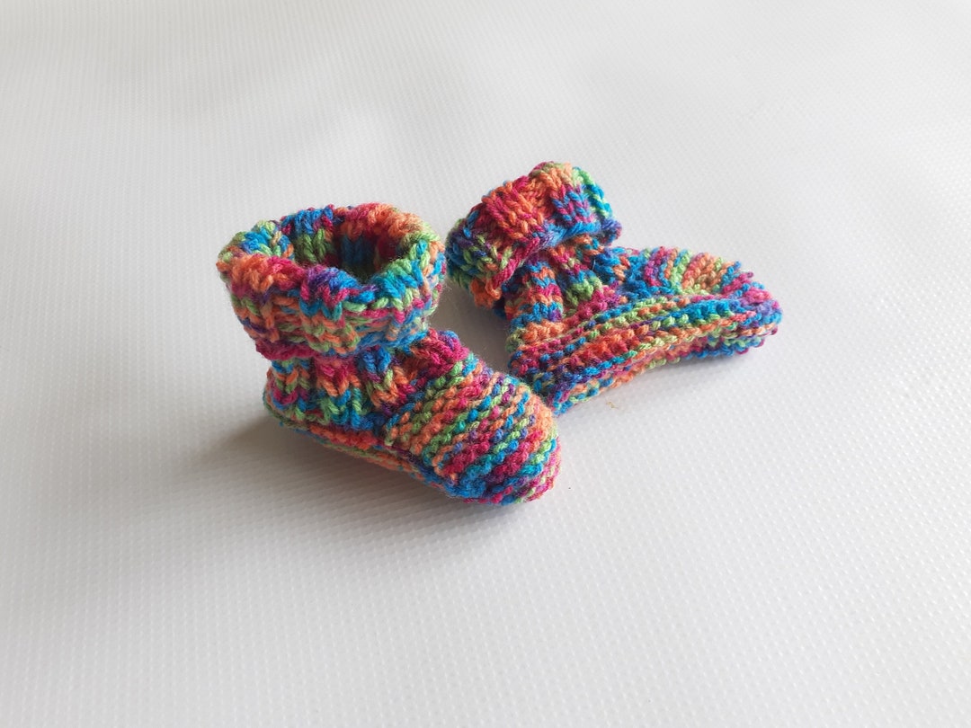 MOMSTAG Newborn Knitted Baby Shoes - Infant First Boots (0-18M)