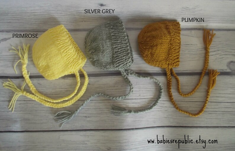 Newborn bonnet hat in 50 colors newborn simple gender neutral hat baby boy girl bonnet pixie gnome hat newborn props newborn photo prop