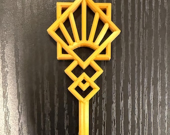 Art Deco Hair Stick | 3D Printed Hair Pin