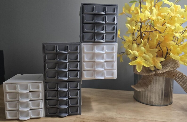 Small Accessory Storage Modular Mini Drawers - Desk Storage Garage Closet & Jewelry Storage and ...