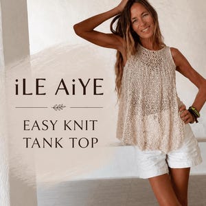 easy knit summer tank top swing tank