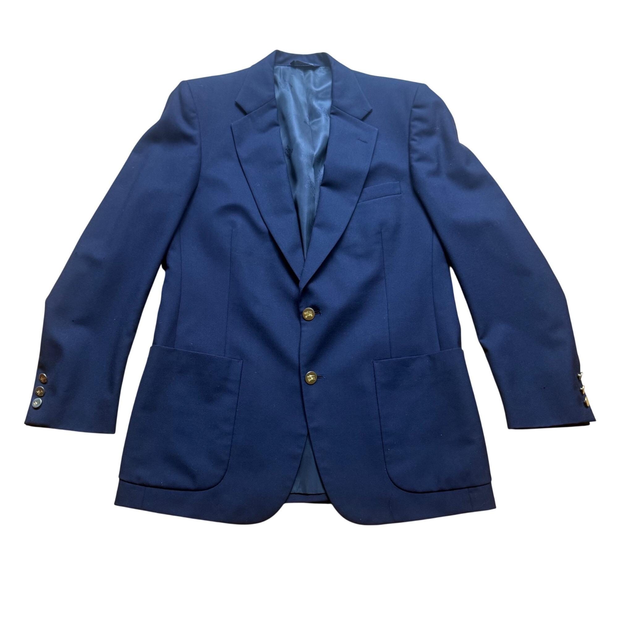Blue Burberry Blazer - Etsy