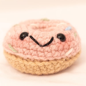 Crochet donut weighted plushies