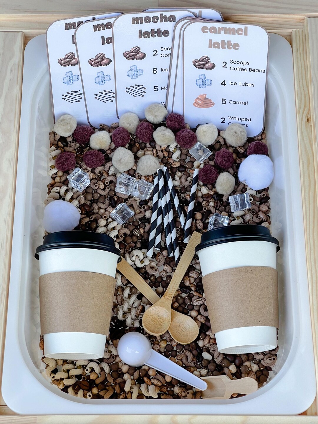 Coffee Shop Sensory Bin - Etsy