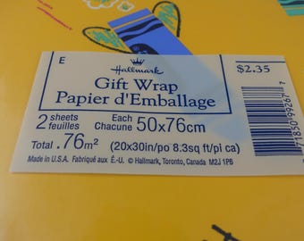 Hallmark Crayola presentpapper 2 ark