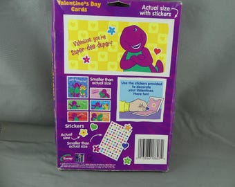 Barney 32 cartes de Saint-Valentin